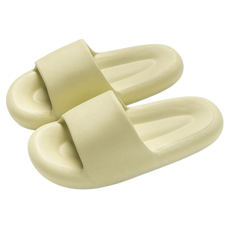 New Cloud Soft EVA Slippers Couples Home Outdoor Slipper Summer Beach Sandals Men Flip Flops Women Bedroom Thick Bottom Shoes