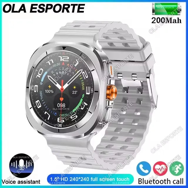 Smart Watch For Samsung Galaxy Watch 7 Ultra Men GPS Tracking NFC Control Smartwatch Health Tracker BT Call Smartwatches 2024