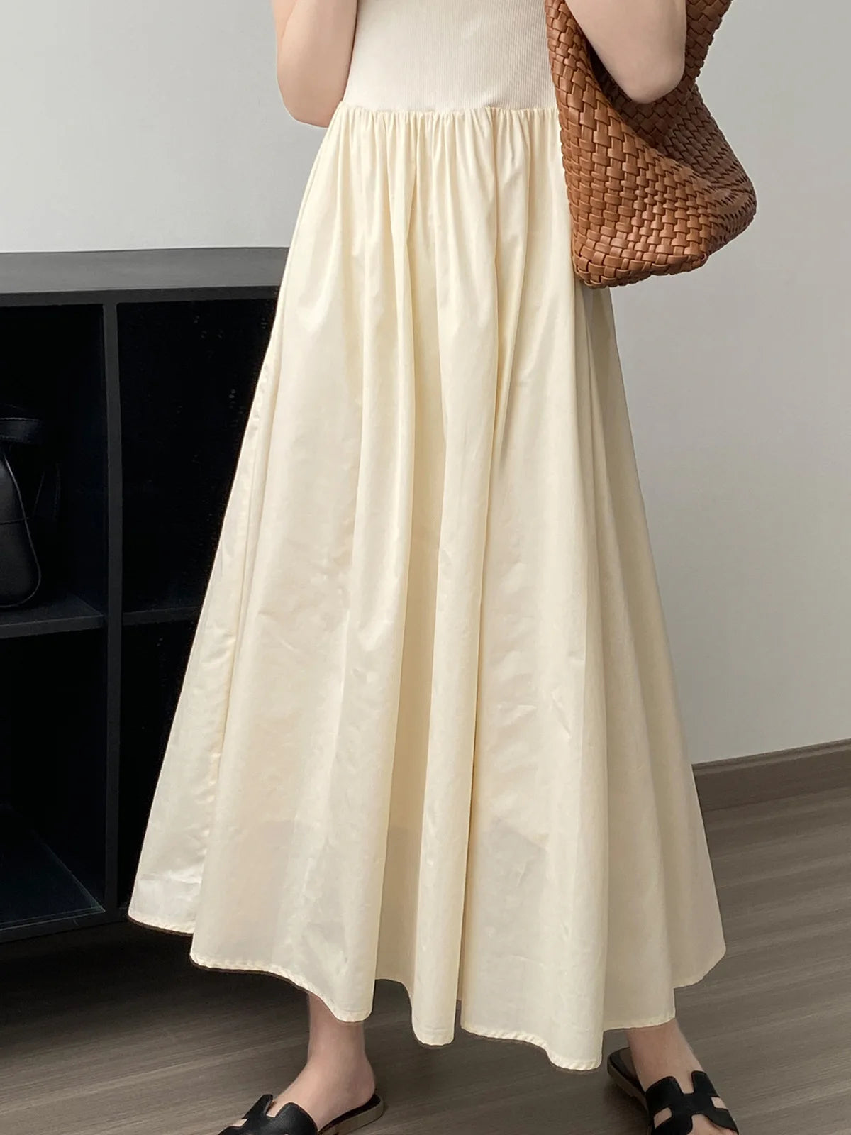 Vestidos De Mujer Slim Vest Pink Sleeveless Knitted Dress New Maxi Dresses for Women Robe Femme Tank Black