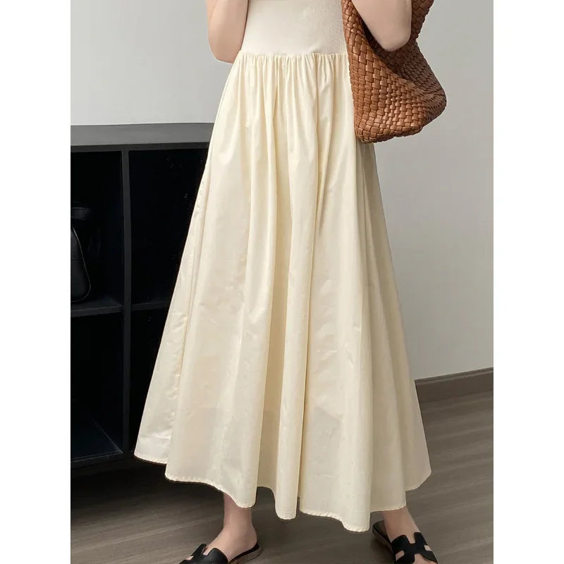 Vestidos De Mujer Slim Vest Pink Sleeveless Knitted Dress New Maxi Dresses for Women Robe Femme Tank Black