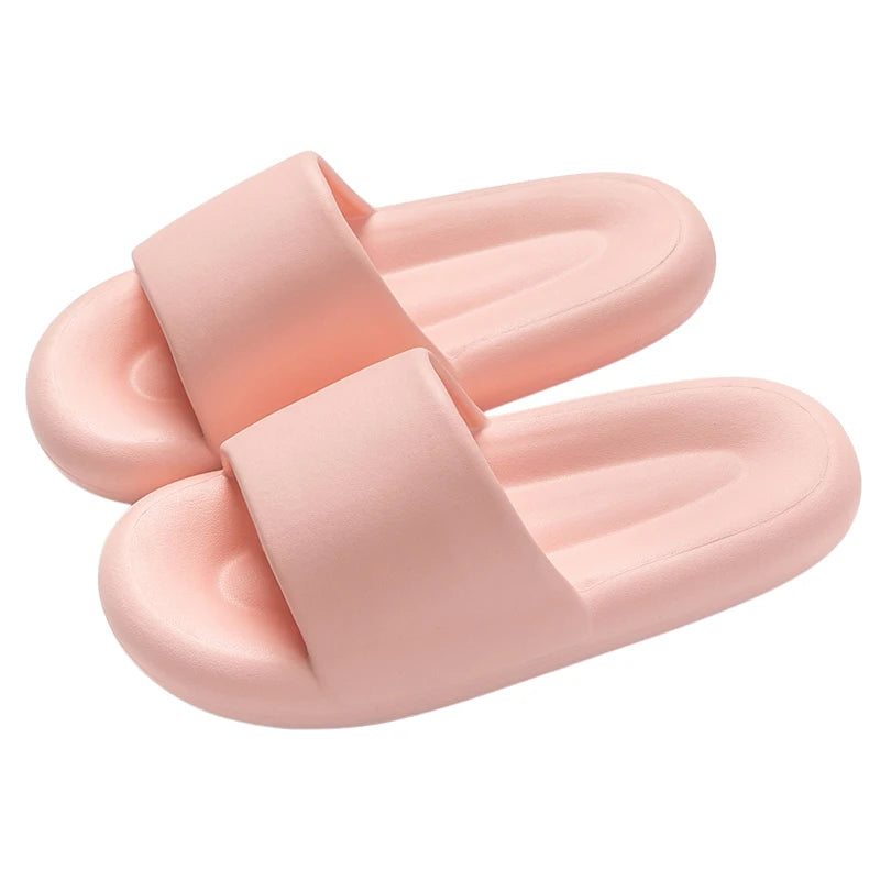 New Cloud Soft EVA Slippers Couples Home Outdoor Slipper Summer Beach Sandals Men Flip Flops Women Bedroom Thick Bottom Shoes