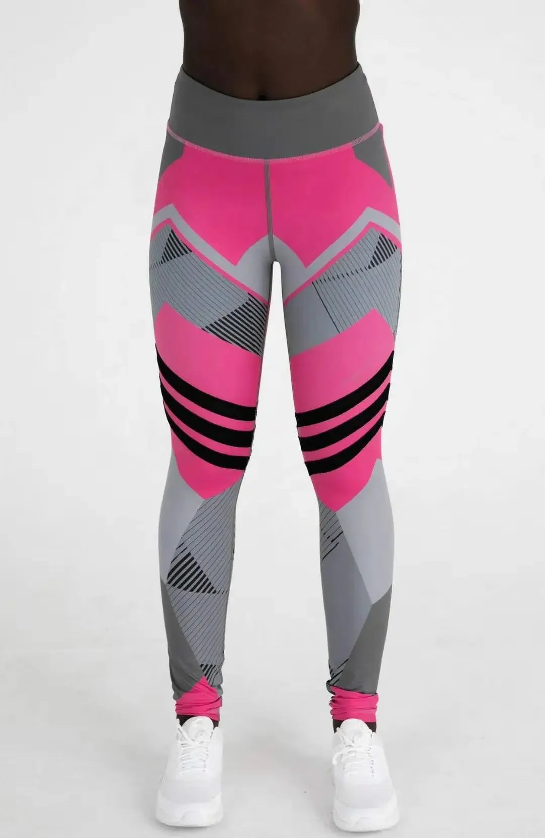 Women Quick Dry Sport Fitness Leggins Geometric Printed Sports Pants Yoga Pants Leggings Slim Tights Trousers For Women S-XXXL