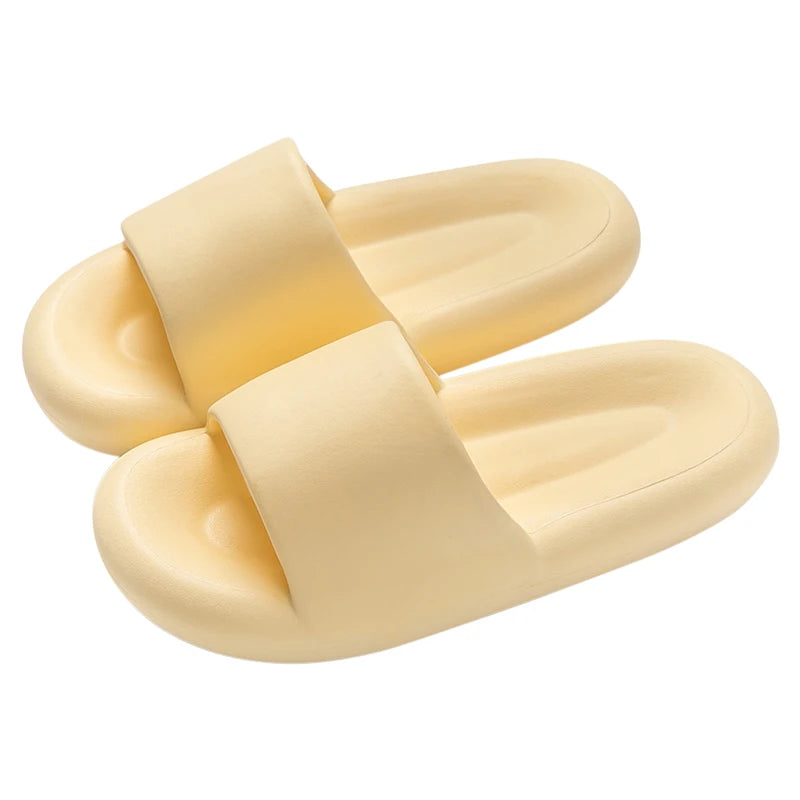New Cloud Soft EVA Slippers Couples Home Outdoor Slipper Summer Beach Sandals Men Flip Flops Women Bedroom Thick Bottom Shoes