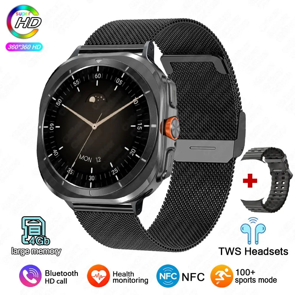 2025 New Smart Watch 7 Ultra 32GB Big Memory Smart Watch Men HD Bluetooth Calk MP3/MP4 Player IP68 Waterproof Smartwatches Women