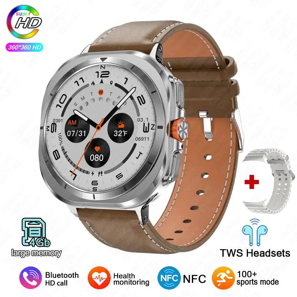 2025 New Smart Watch 7 Ultra 32GB Big Memory Smart Watch Men HD Bluetooth Calk MP3/MP4 Player IP68 Waterproof Smartwatches Women
