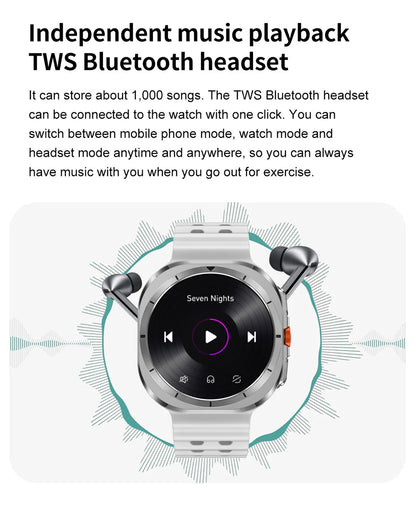 2025 New Smart Watch 7 Ultra 32GB Big Memory Smart Watch Men HD Bluetooth Calk MP3/MP4 Player IP68 Waterproof Smartwatches Women