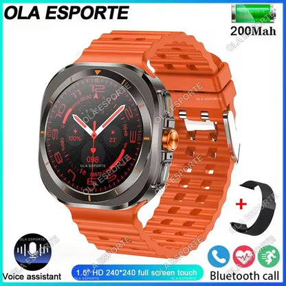 Smart Watch For Samsung Galaxy Watch 7 Ultra Men GPS Tracking NFC Control Smartwatch Health Tracker BT Call Smartwatches 2024