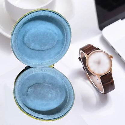 Portable EVA Single Watch Travel Case Watch Storage Organizer Box Watch Holder Waterproof for Smartwatches Zippered Container