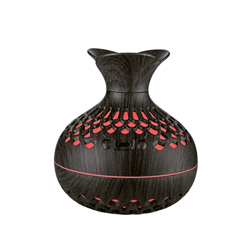 300ml Vase Air Humidifier USB Ultrasonic Cool Water Aroma Diffuser with LED Light For Home Room Silent Aromatherapy Humificador