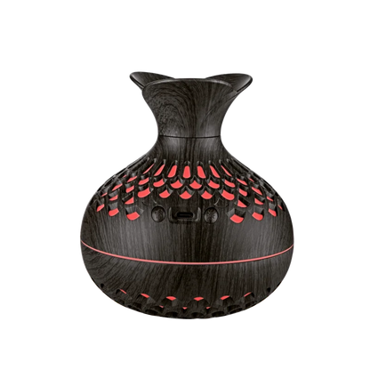 300ml Vase Air Humidifier USB Ultrasonic Cool Water Aroma Diffuser with LED Light For Home Room Silent Aromatherapy Humificador