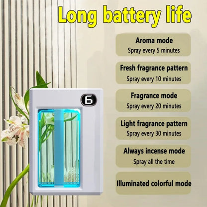 Digital Display Rechargeable Fragrance Machine Automatic Aroma Diffuser Humidifiers，need to buy an aromatherapy machine to use