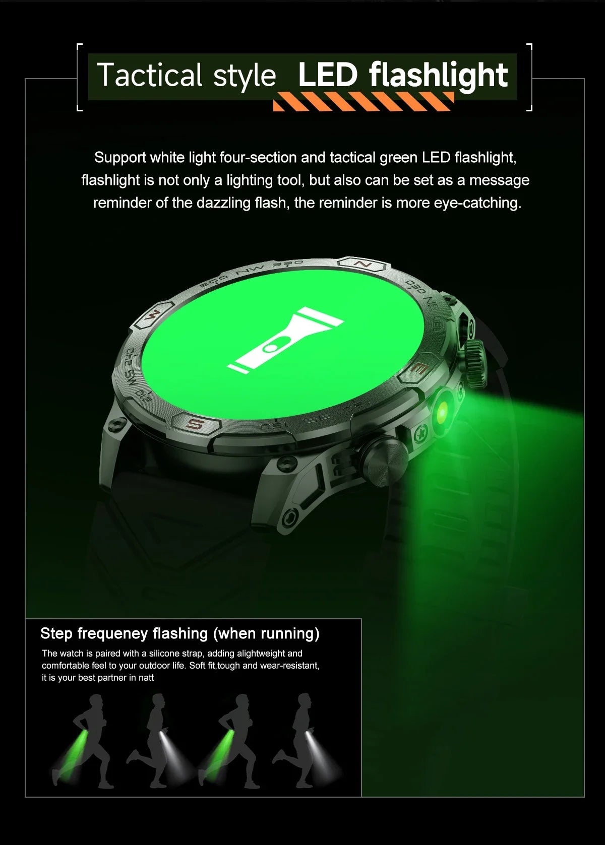 2024 New Outdoor Military GPS Smart Watch Men A466*466 HD AMOLED Screen Heart Rate Bluetooth Call IP68 Waterproof Smartwatches