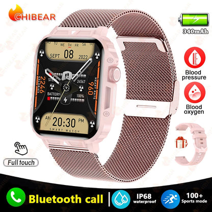 2024 New Smart Watch Men 1.95 Inches Bluetooth Call IP68 Waterproof Sport Mode Health monitoring Smartwatches For Huawei Xiaomi