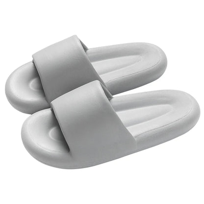New Cloud Soft EVA Slippers Couples Home Outdoor Slipper Summer Beach Sandals Men Flip Flops Women Bedroom Thick Bottom Shoes