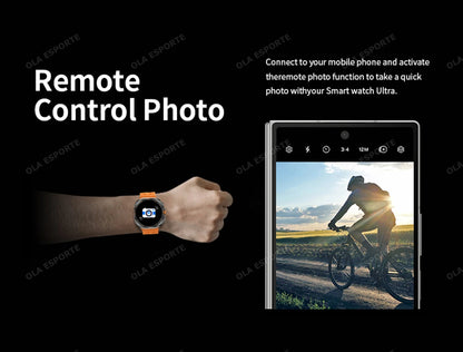 Smart Watch For Samsung Galaxy Watch 7 Ultra Men GPS Tracking NFC Control Smartwatch Health Tracker BT Call Smartwatches 2024