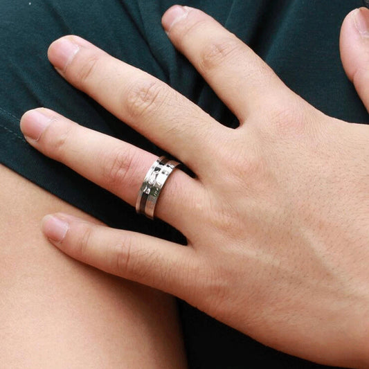 Fashion Couple Ring Charm Stainless Steel Couple Rings Zircon Men Women Wedding Rings Set Male Jewelry gift