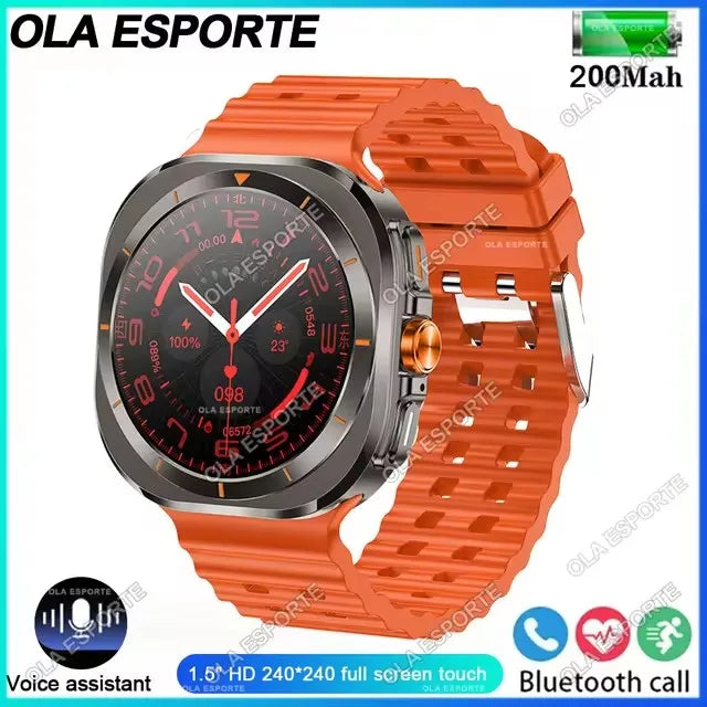 Smart Watch For Samsung Galaxy Watch 7 Ultra Men GPS Tracking NFC Control Smartwatch Health Tracker BT Call Smartwatches 2024