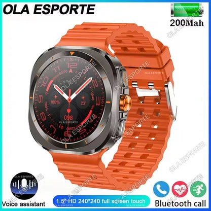 Smart Watch For Samsung Galaxy Watch 7 Ultra Men GPS Tracking NFC Control Smartwatch Health Tracker BT Call Smartwatches 2024