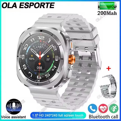 Smart Watch For Samsung Galaxy Watch 7 Ultra Men GPS Tracking NFC Control Smartwatch Health Tracker BT Call Smartwatches 2024