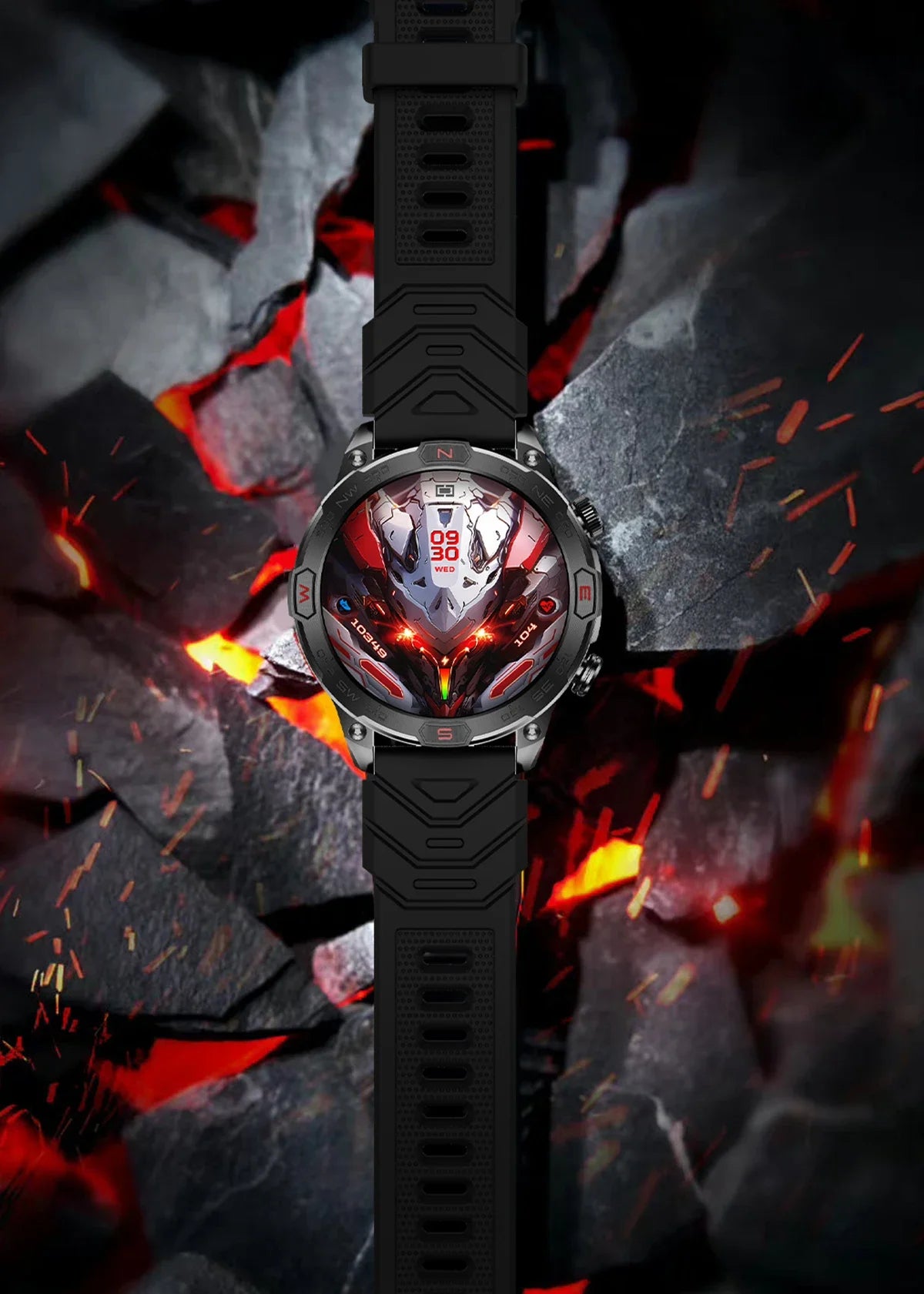 2024 New Outdoor Military GPS Smart Watch Men A466*466 HD AMOLED Screen Heart Rate Bluetooth Call IP68 Waterproof Smartwatches