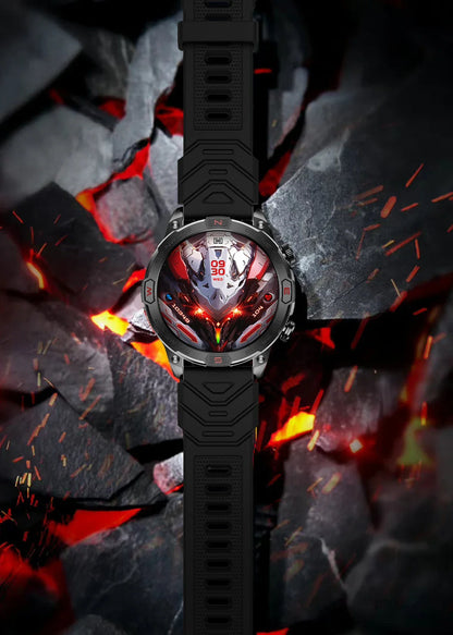2024 New Outdoor Military GPS Smart Watch Men A466*466 HD AMOLED Screen Heart Rate Bluetooth Call IP68 Waterproof Smartwatches
