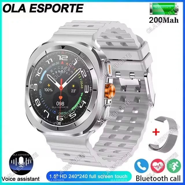 Smart Watch For Samsung Galaxy Watch 7 Ultra Men GPS Tracking NFC Control Smartwatch Health Tracker BT Call Smartwatches 2024