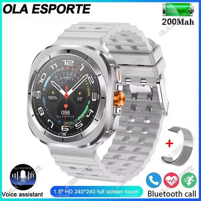 Smart Watch For Samsung Galaxy Watch 7 Ultra Men GPS Tracking NFC Control Smartwatch Health Tracker BT Call Smartwatches 2024
