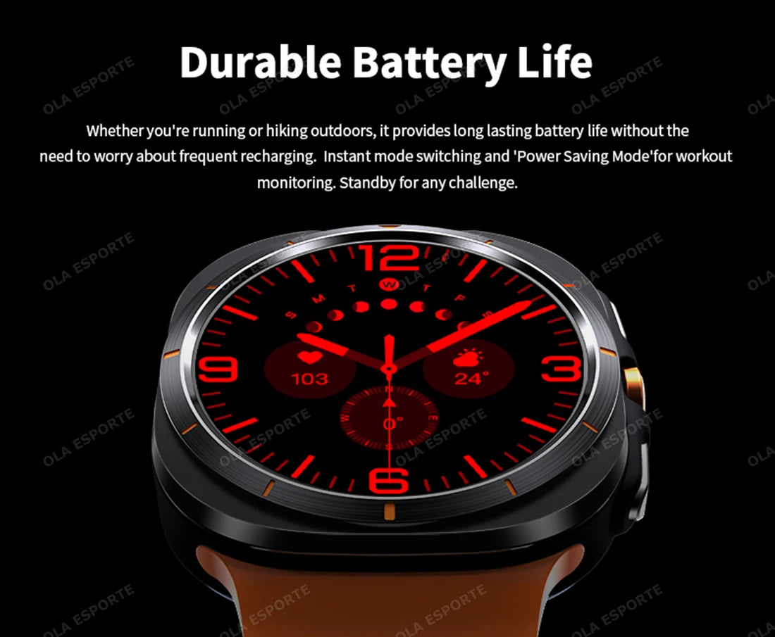 Smart Watch For Samsung Galaxy Watch 7 Ultra Men GPS Tracking NFC Control Smartwatch Health Tracker BT Call Smartwatches 2024