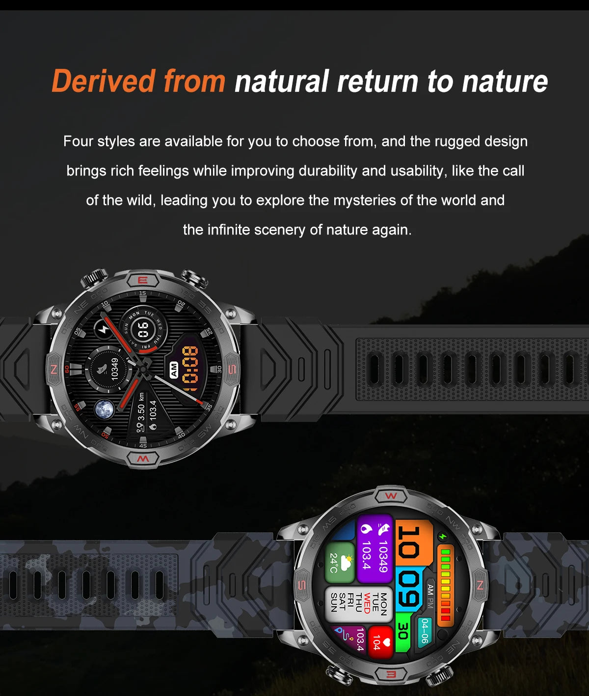 2024 For Xiaomi Outdoor Military Flashlight GPS Smart Watch Man AMOLED HD Screen Heart Rate BT Call 5ATM Waterproof Smartwatches
