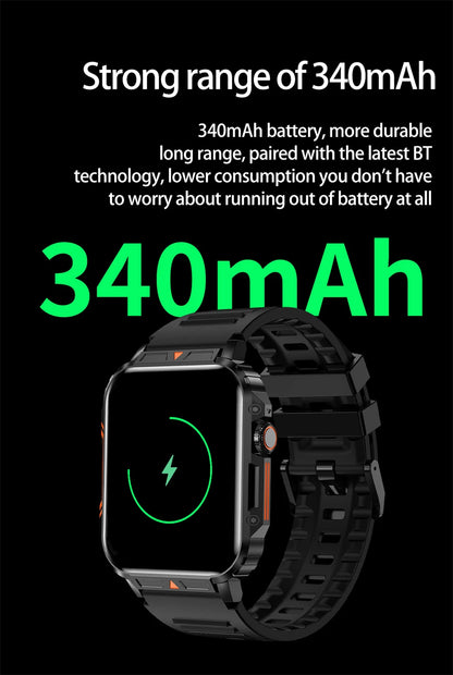 2024 New Smart Watch Men 1.95 Inches Bluetooth Call IP68 Waterproof Sport Mode Health monitoring Smartwatches For Huawei Xiaomi