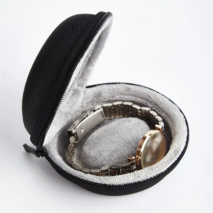 Portable EVA Single Watch Travel Case Watch Storage Organizer Box Watch Holder Waterproof for Smartwatches Zippered Container
