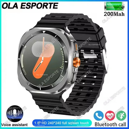 Smart Watch For Samsung Galaxy Watch 7 Ultra Men GPS Tracking NFC Control Smartwatch Health Tracker BT Call Smartwatches 2024