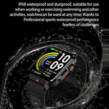 2024 New Smart Watch Men 1.95 Inches Bluetooth Call IP68 Waterproof Sport Mode Health monitoring Smartwatches For Huawei Xiaomi