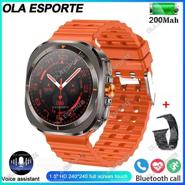Smart Watch For Samsung Galaxy Watch 7 Ultra Men GPS Tracking NFC Control Smartwatch Health Tracker BT Call Smartwatches 2024